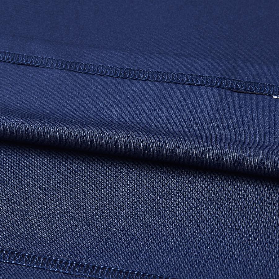 Women's V-neck quick-drying tennis T-shirt [navy blue] 