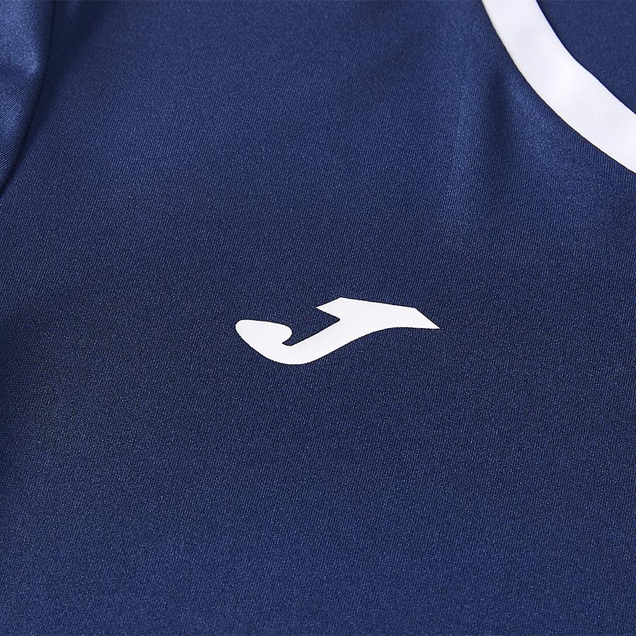 Women's V-neck quick-drying tennis T-shirt [navy blue] 