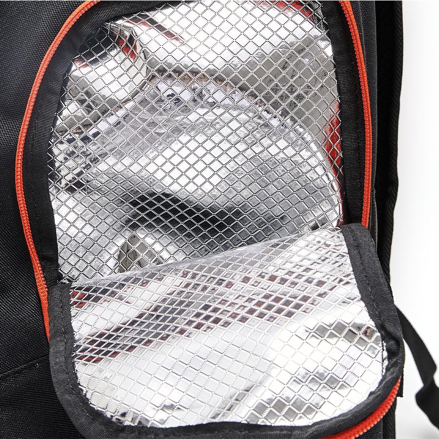 Outdoor style casual backpack [black]