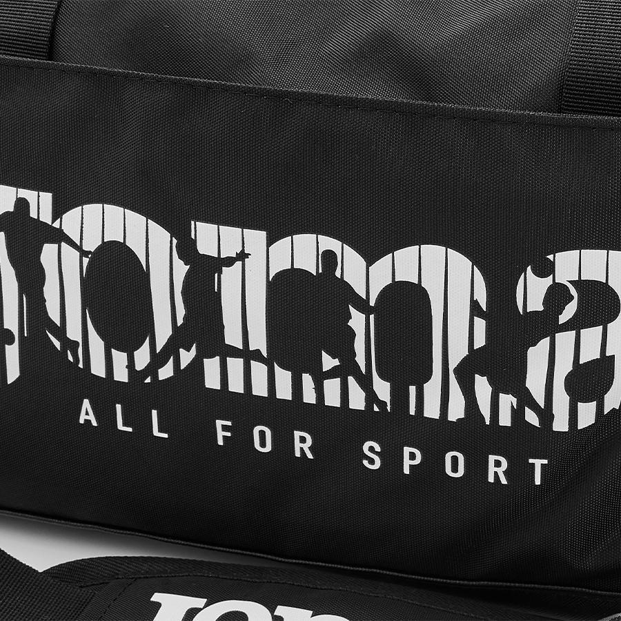 Large-capacity shoulder fitness bag [black]