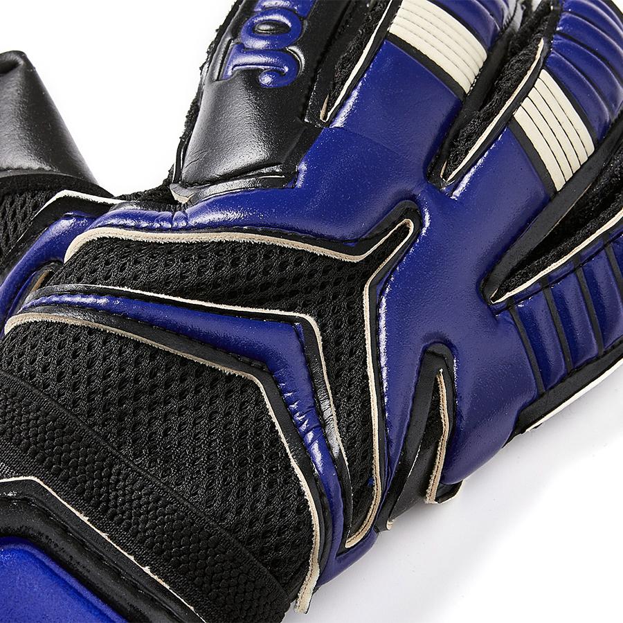 Anti-slip football goalkeeper gloves [black blue]