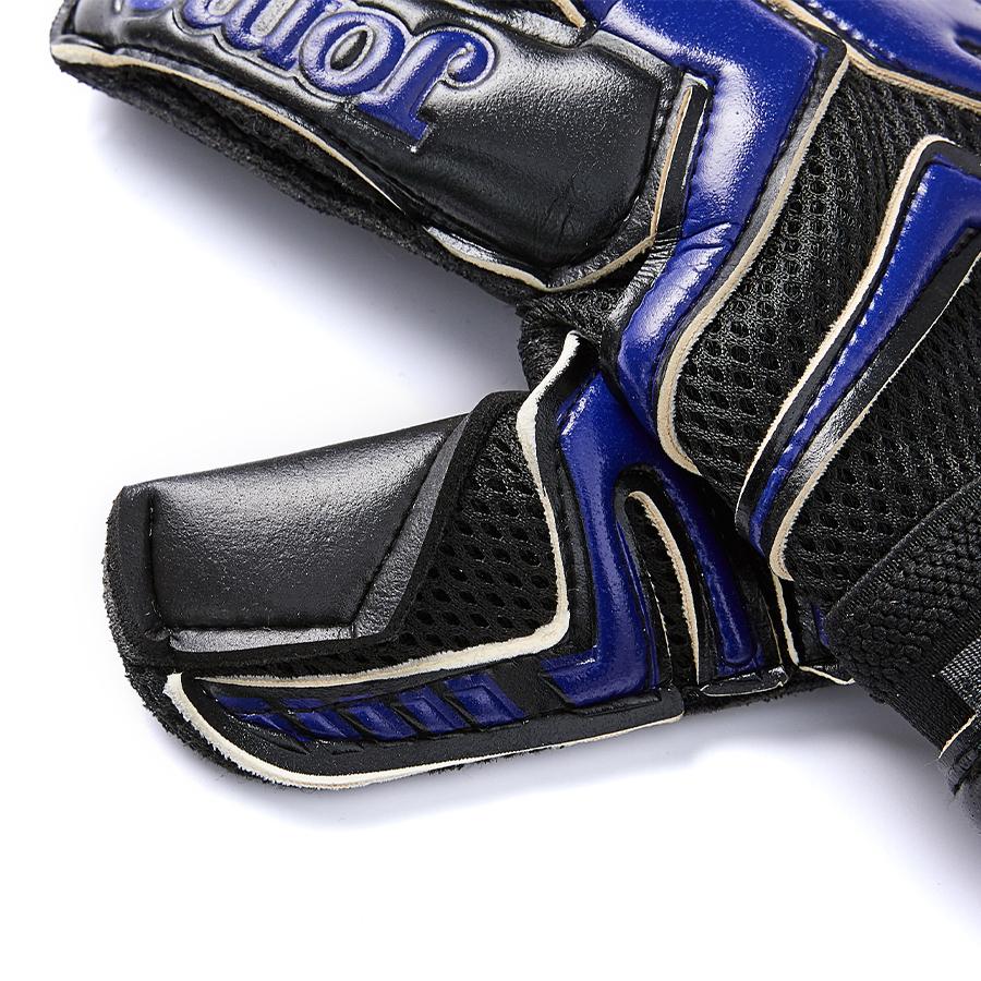 Anti-slip football goalkeeper gloves [black blue]