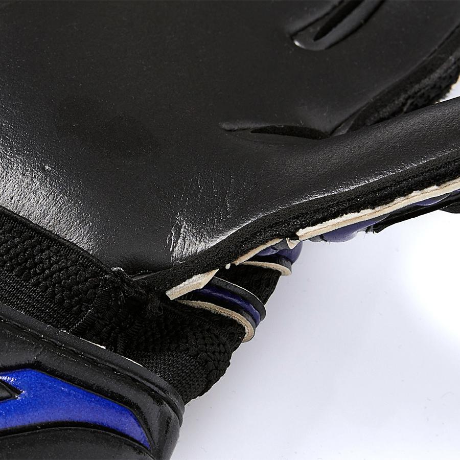 Anti-slip football goalkeeper gloves [black blue]