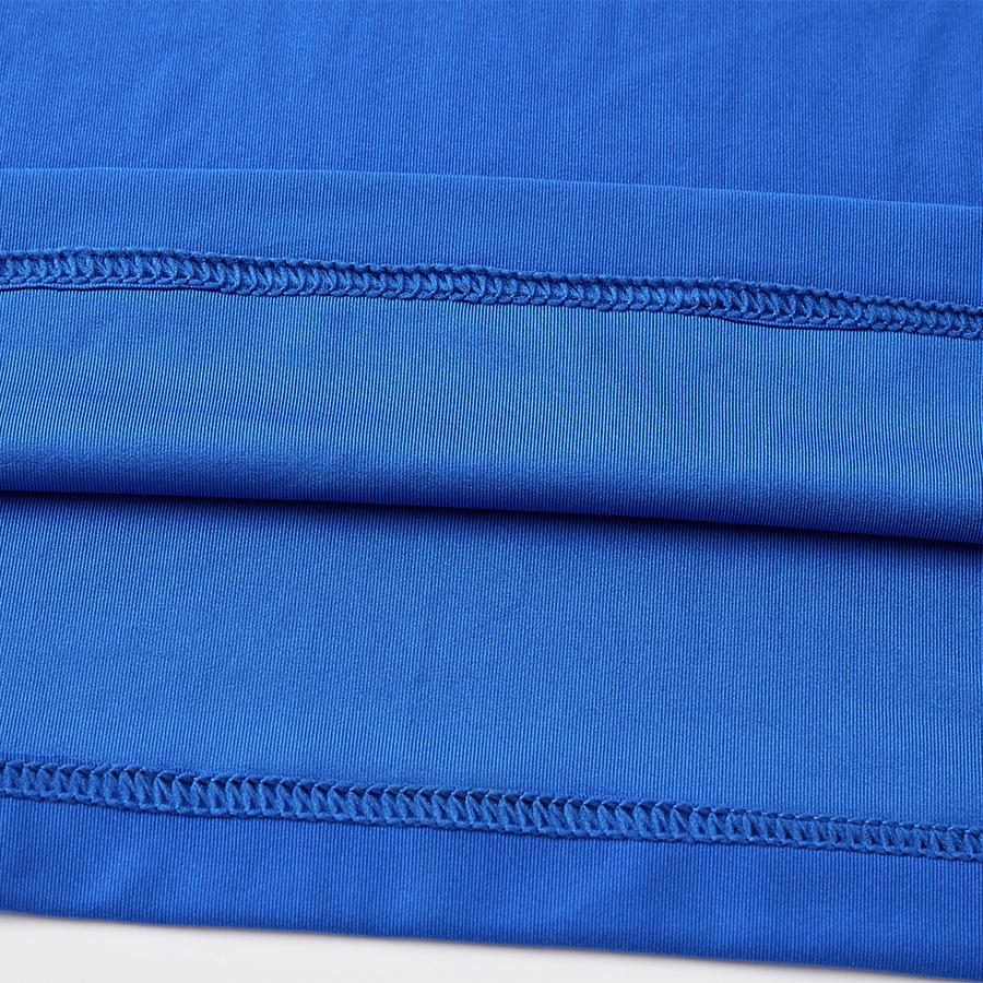 Men's breathable quick-drying tight-fitting short-sleeved shirt [royal blue]