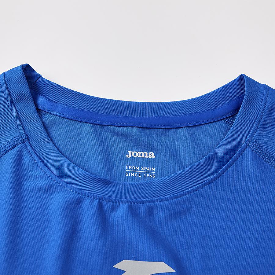 Men's breathable quick-drying tight-fitting short-sleeved shirt [royal blue]
