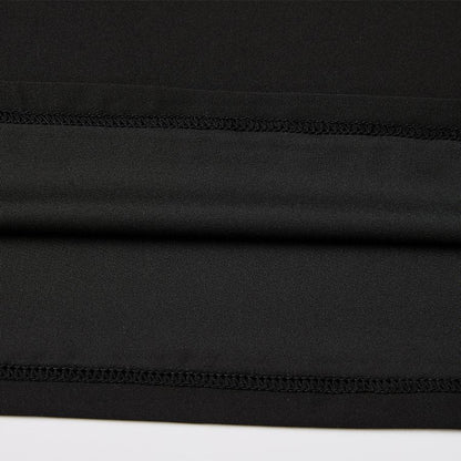 Men's breathable quick-drying tight-fitting short-sleeved shirt [black] 