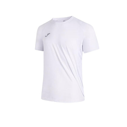Men's breathable close-fitting short-sleeved T-shirt [white] 