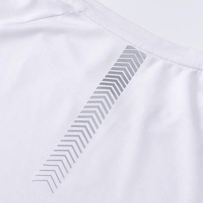 Men's breathable close-fitting short-sleeved T-shirt [white] 