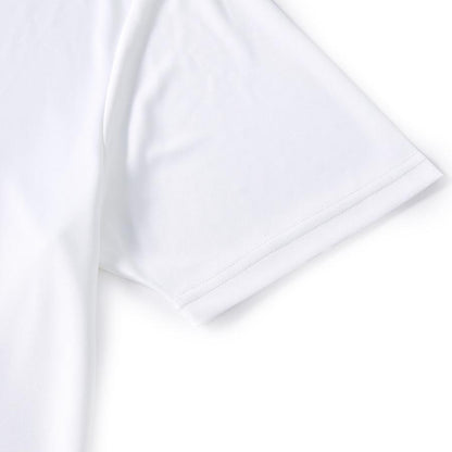 Men's V-neck quick-drying tennis T-shirt [white] 