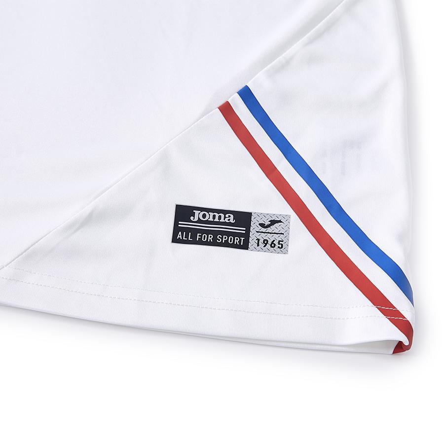 Men's V-neck quick-drying tennis T-shirt [white] 