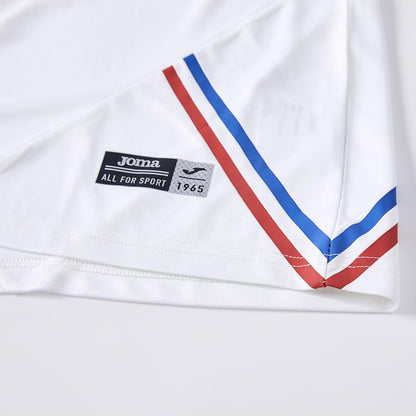 Men's V-neck quick-drying tennis T-shirt [white] 