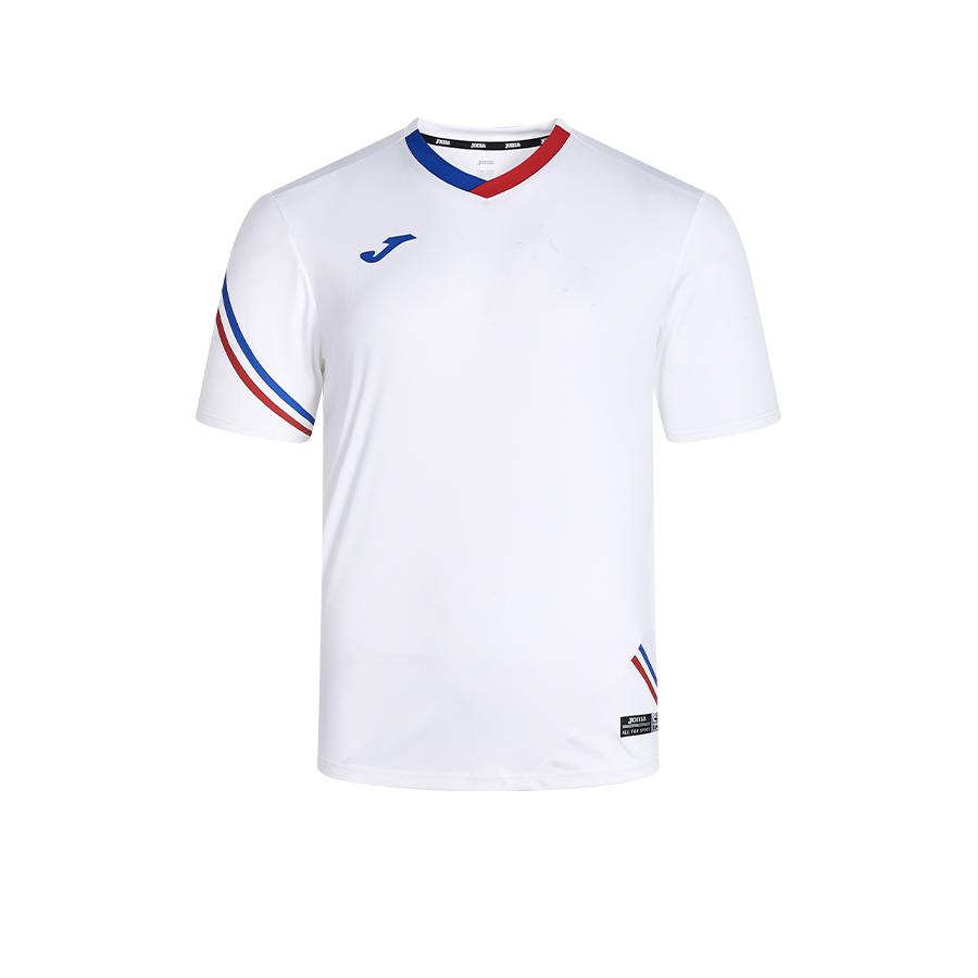 Men's V-neck quick-drying tennis T-shirt [white] 