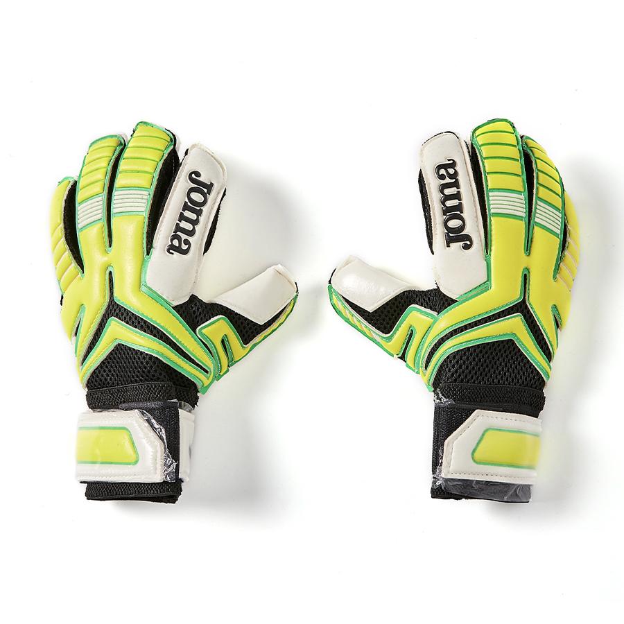 Anti-slip football goalkeeper gloves [fluorescent yellow]