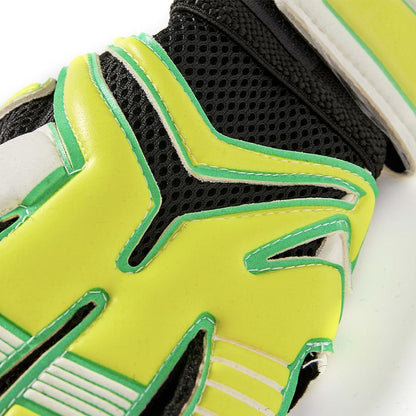 Anti-slip football goalkeeper gloves [fluorescent yellow]