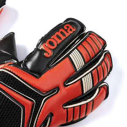 Anti-slip football goalkeeper gloves [red and black]