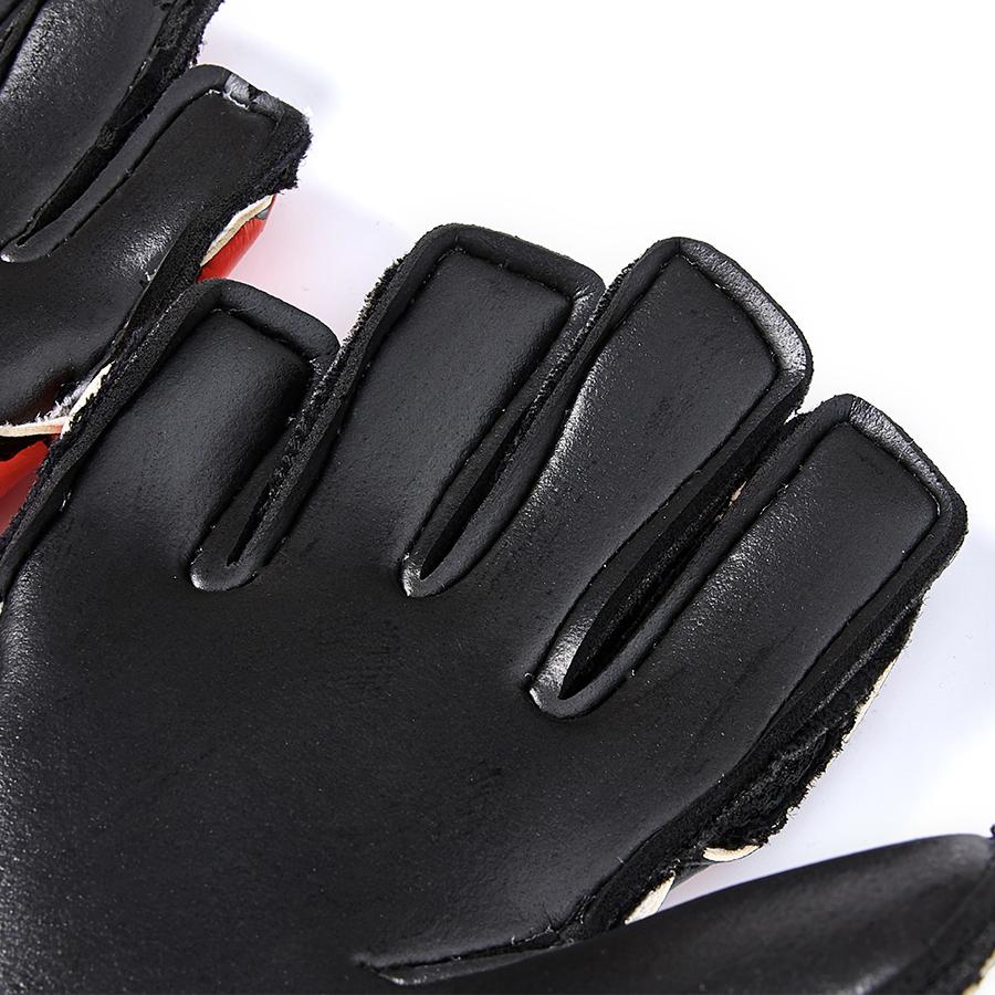 Anti-slip football goalkeeper gloves [red and black]