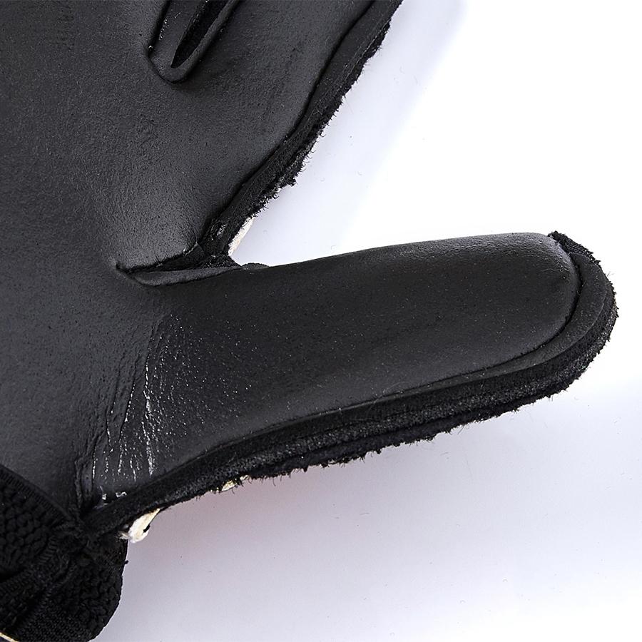 Anti-slip football goalkeeper gloves [red and black]