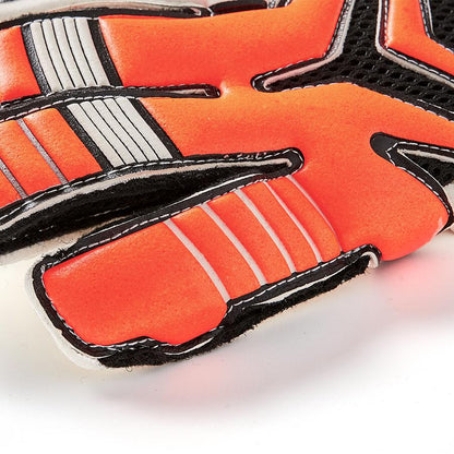 Anti-slip football goalkeeper gloves [fluorescent orange]