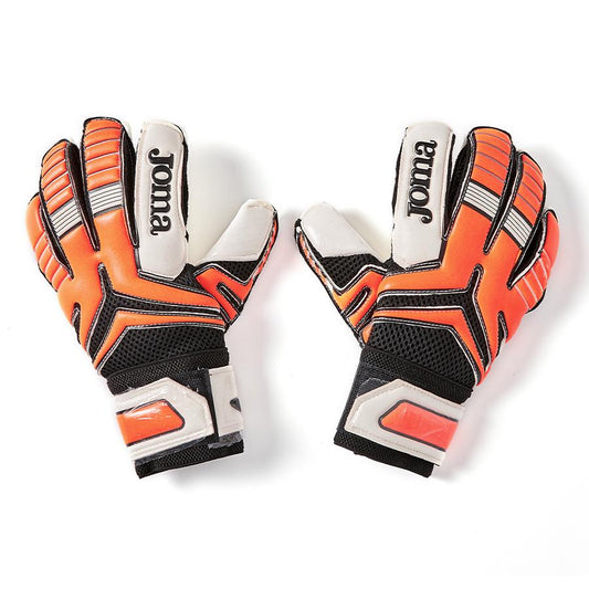 Anti-slip football goalkeeper gloves [fluorescent orange]