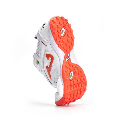 成人碎釘足球鞋 TOP FLEX - TF 【白橙色】