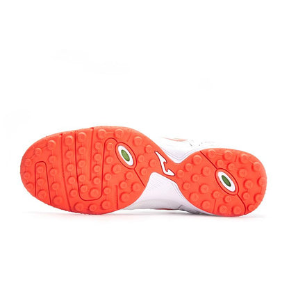 成人碎釘足球鞋 TOP FLEX - TF 【白橙色】
