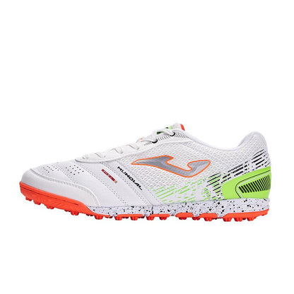 Adult broken spike football boots MUNDIAL - TF [White Orange]