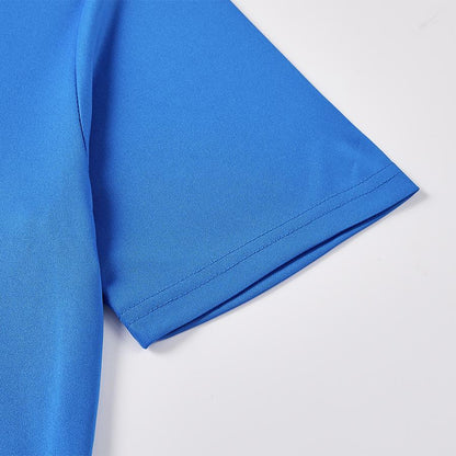 Men's quick-drying sports short-sleeved T-shirt [royal blue]