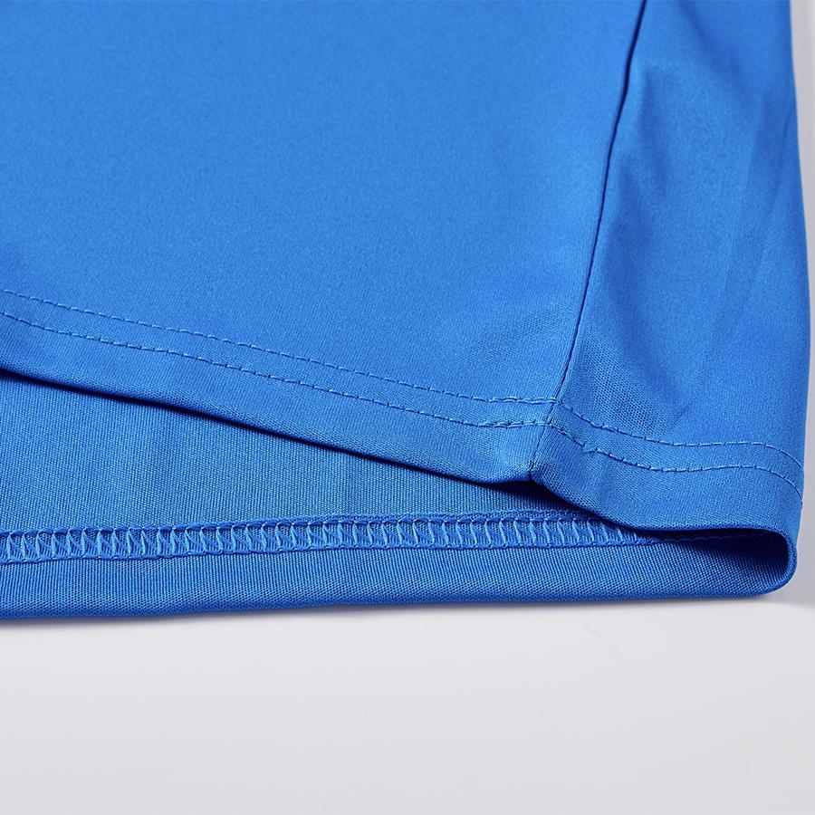 Men's quick-drying sports short-sleeved T-shirt [royal blue]