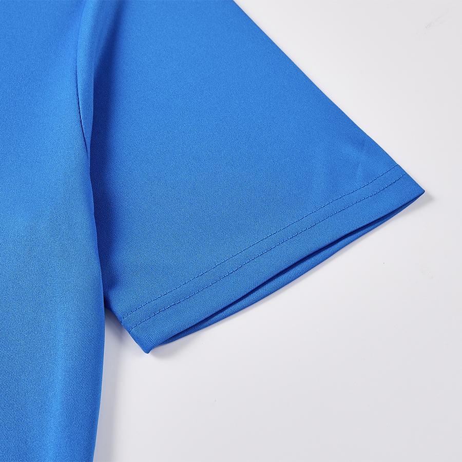 兒童速乾運動短袖T恤【寶藍色】