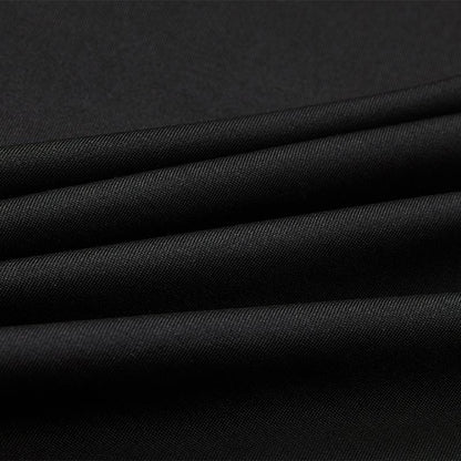 Children's round neck tight long-sleeved shirt [black] 