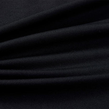 Children's mid-collar tight-fitting long-sleeved shirt [black]