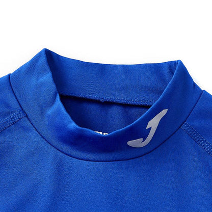 Children's mid-collar tight-fitting long-sleeved shirt [blue] 