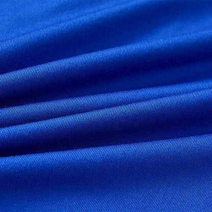 Children's mid-collar tight-fitting long-sleeved shirt [blue] 