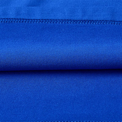Children's mid-collar tight-fitting long-sleeved shirt [blue] 