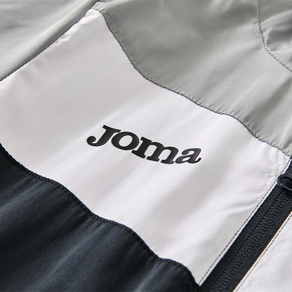 Children's hooded jacket [grey/white/black] 
