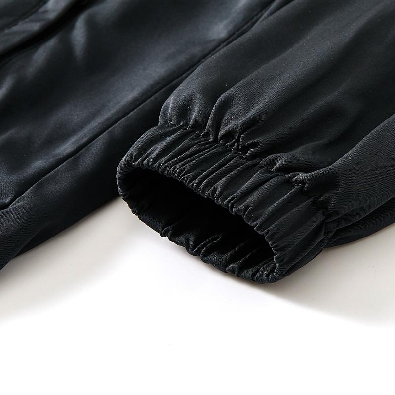 Children's hooded jacket [grey/white/black] 