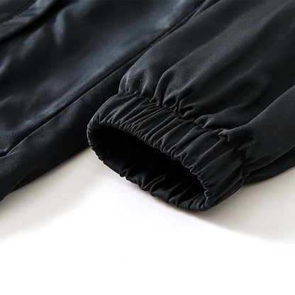 Children's hooded jacket [grey/white/black] 