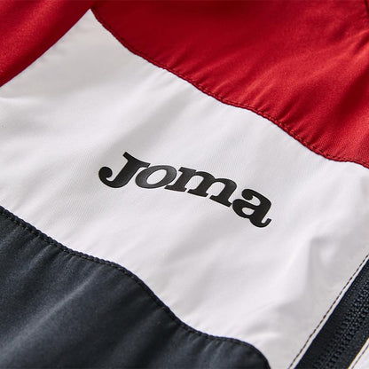 Children's hooded jacket [red/white/black] 