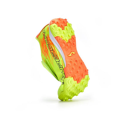 兒童魔術貼碎釘足球鞋 SUPER COPA JR - TF 【螢光綠】