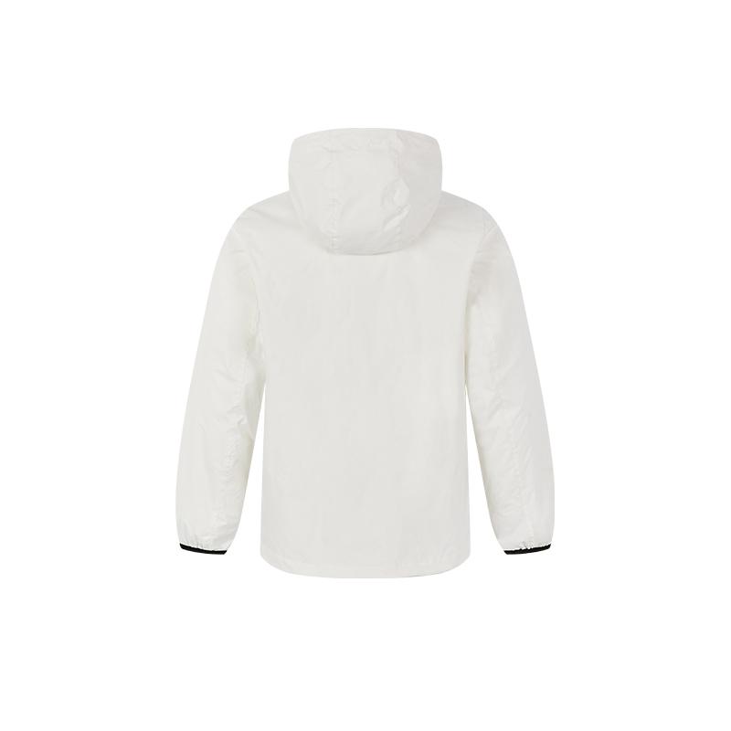 Men's hooded woven jacket [white]