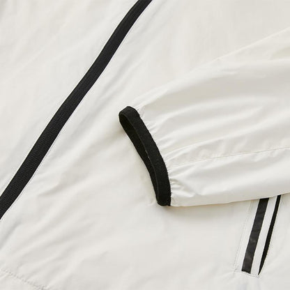 Men's hooded woven jacket [white]