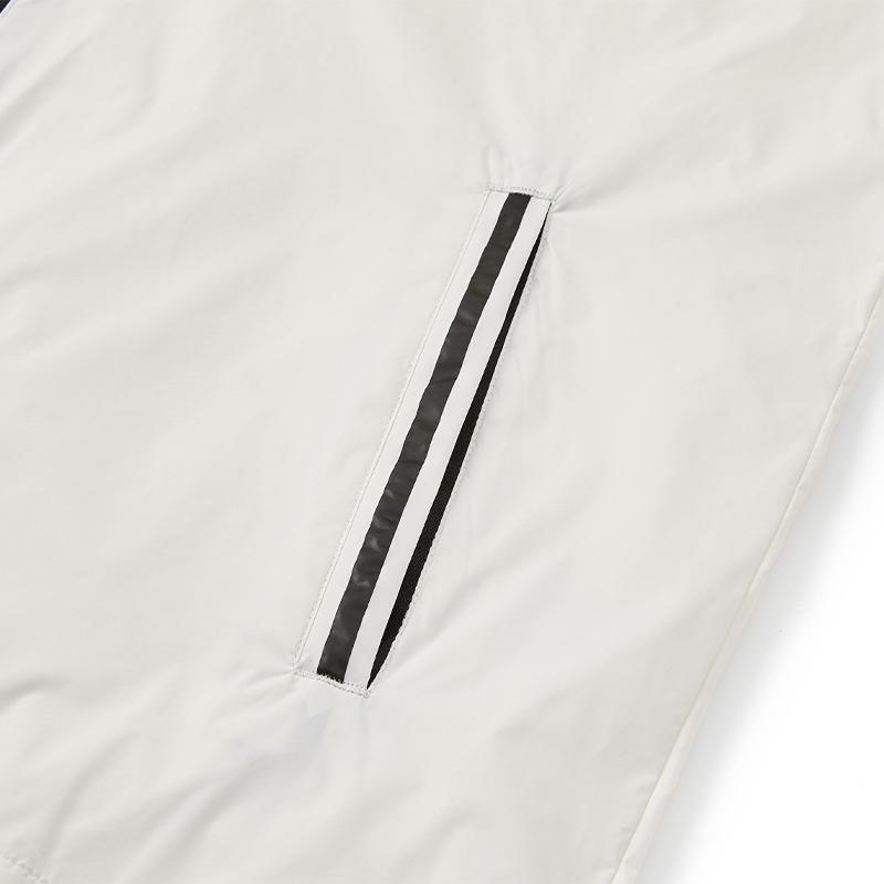 Men's hooded woven jacket [white]