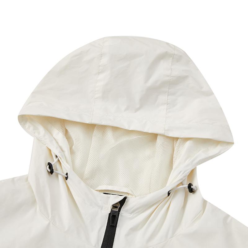 Men's hooded woven jacket [white]