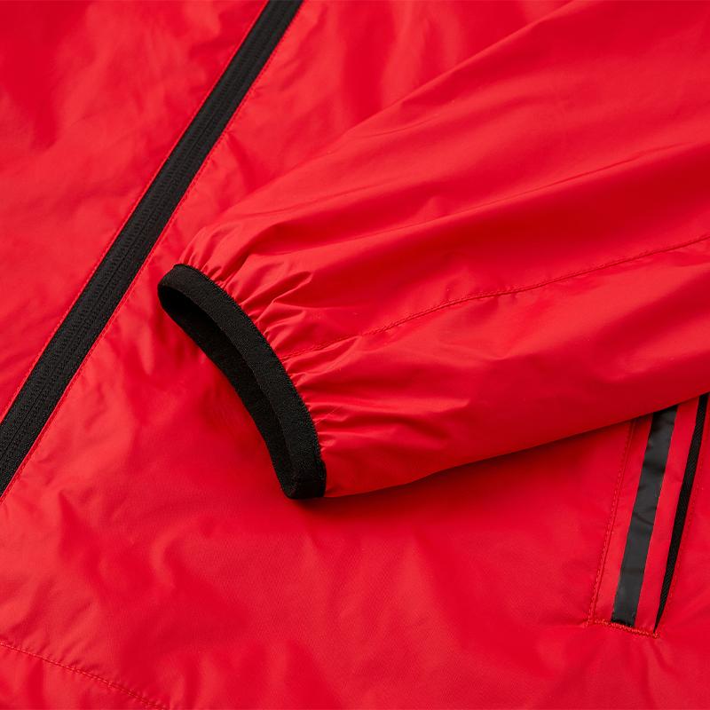 Men's hooded woven jacket [blazing red]