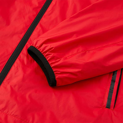 Men's hooded woven jacket [blazing red]