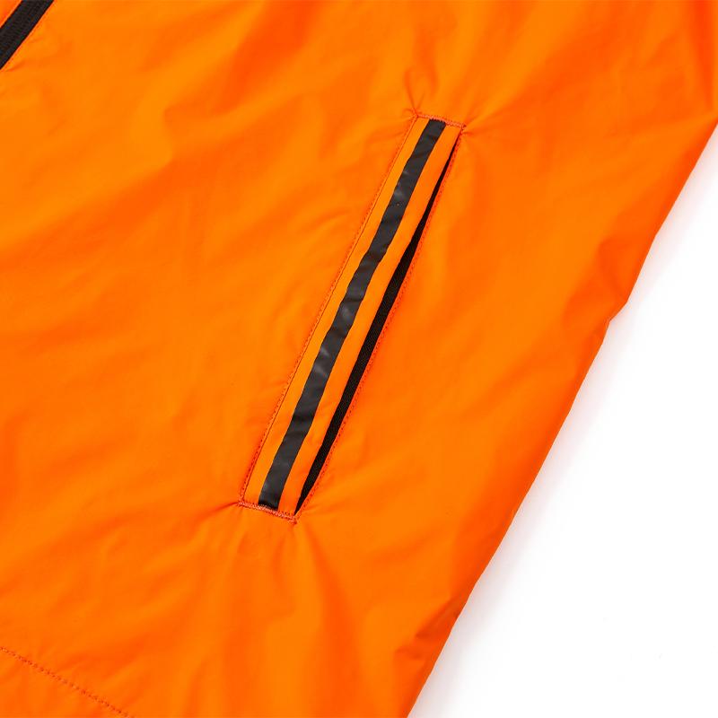 Men's hooded woven jacket [fluorescent orange]