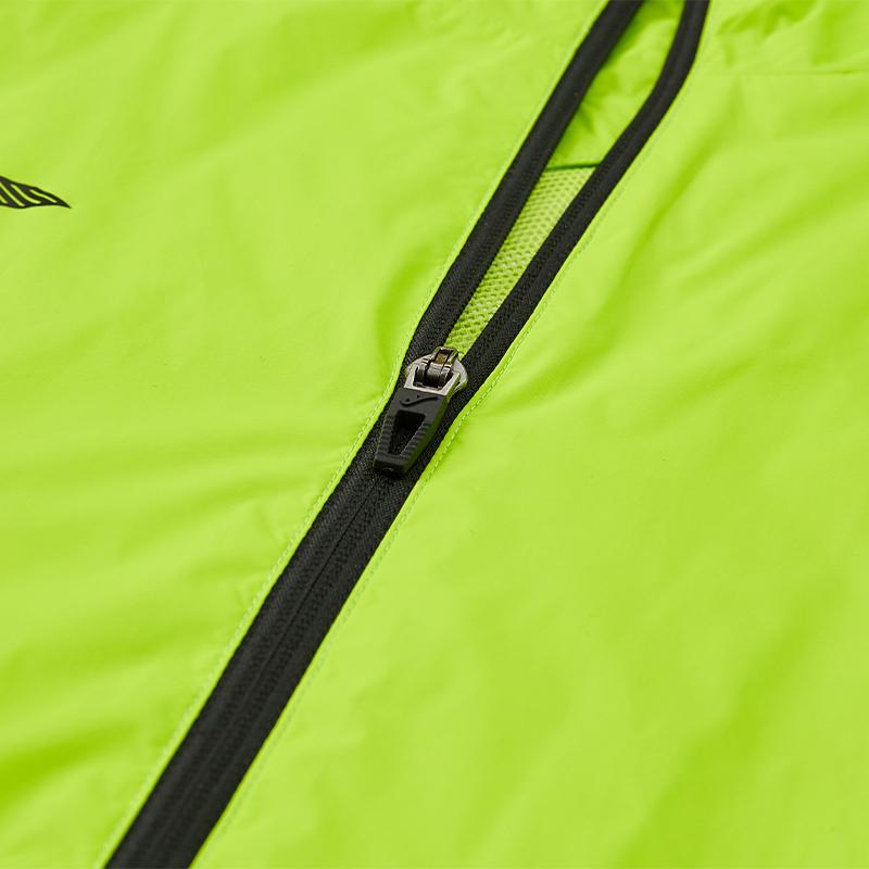 Men's hooded woven jacket [fluorescent green]