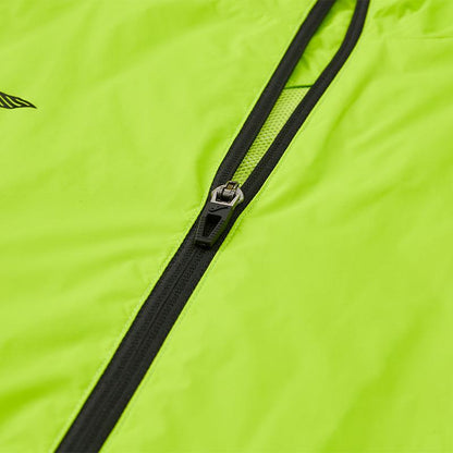 Men's hooded woven jacket [fluorescent green]