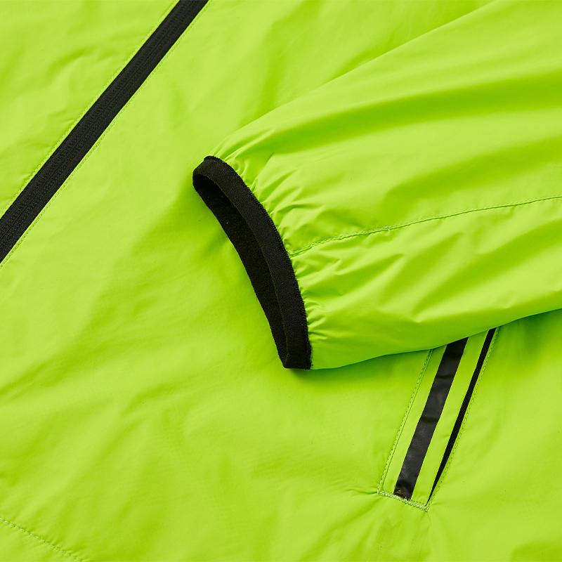 Men's hooded woven jacket [fluorescent green]