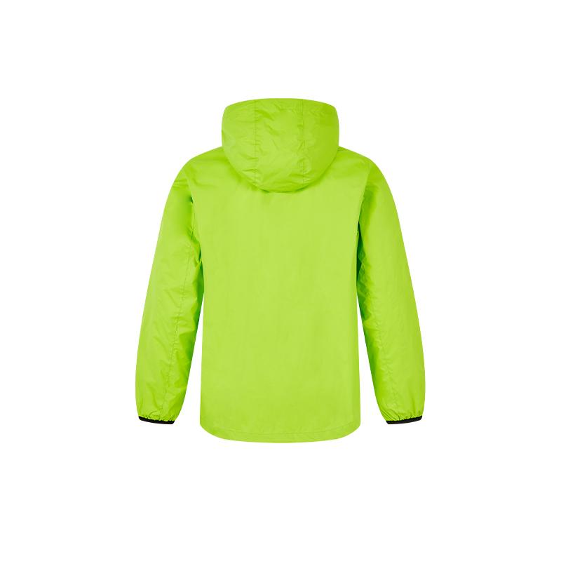 Men's hooded woven jacket [fluorescent green]